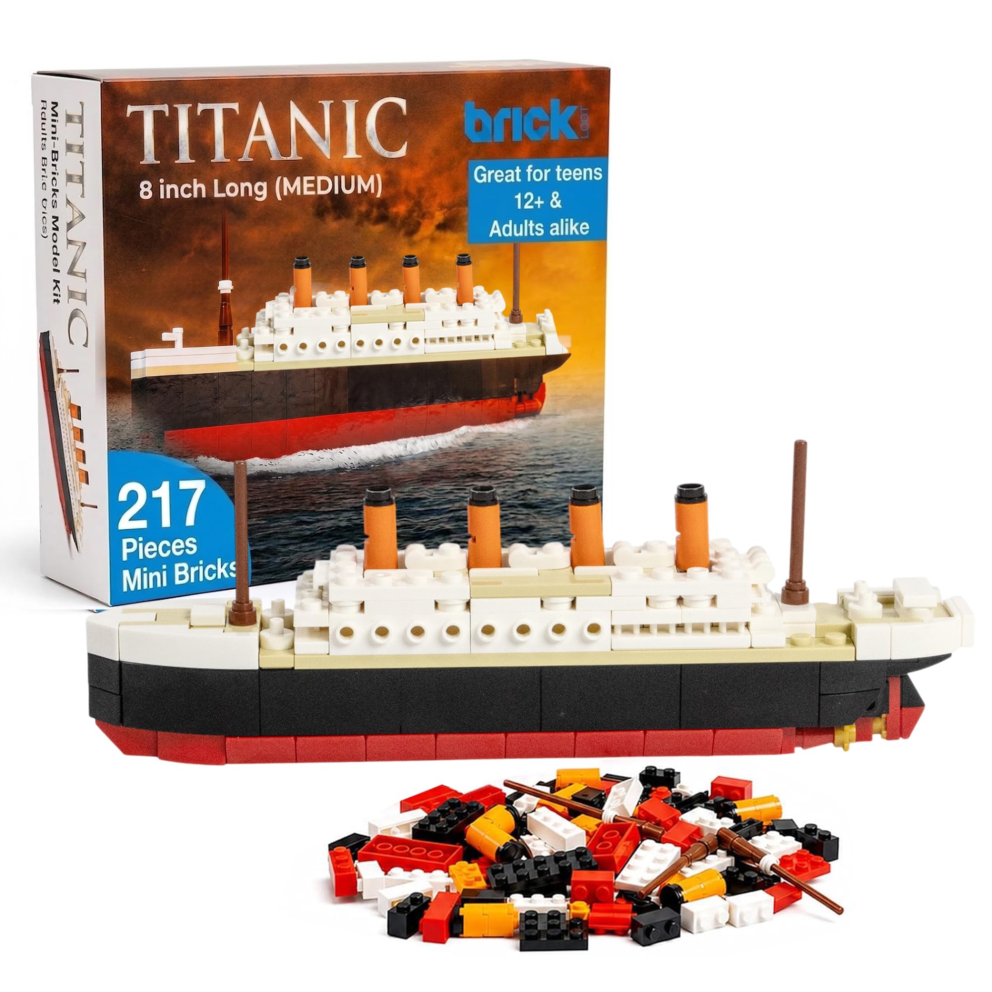 Amazon.com: Brick Loot Titanic Building Set for Adults & Kids Ages